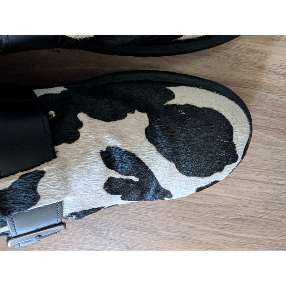 Dr. Martens Jorge II Cow Print Hair-On Leather Slingback Mules Womens 8 US - Picture 5 of 16